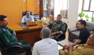 الزهري يلتقي قيادة شرطة العريش بخورمكسر