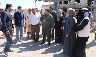 العميد جبر يستقبل وفد من منظمتي اليونيسف و(UNDP).