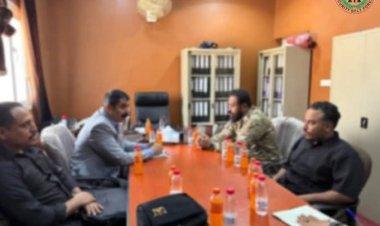 رئيس النيابة الجزائية المتخصصة بعدن يتفقد أوضاع السجناء في السجن المركزي في بئر أحمد.