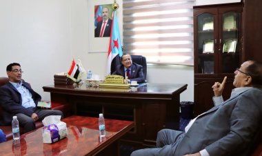 الدكتور الخُبجي يناقش مع نائب محافظ لحج الصلاحي مستجدات الأوضاع العامة بالمحافظة