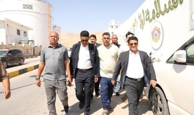 - معالي وزير النفط والمعادن في زيارة تفقديّة مفاجئة لمنشآت خلف النفطية بمحافظة حضرموت.