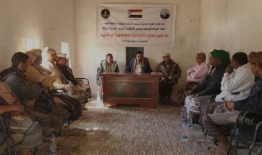 انتقالي الروضة ينظم لقاءً تشاوريًا لمسؤولي الشؤون الاجتماعية والجماهيريه باللجان المحلية بمراكز المديرية