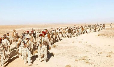 قوات معسكر حضرموت تنطلق في مسير لـ 10 كيلومترات