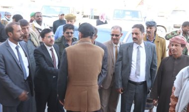 فريق التواصل وتعزيز الوعي السياسي يزور جمرك ومنفذ شحن الحدودي ويطلع على نشاطه .