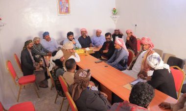فريق التواصل وتعزيز الوعي السياسي يزور القيادة المحلية لانتقالي مديرية ثمود
