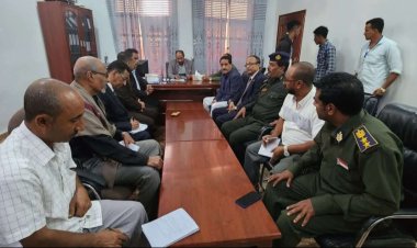 فريق التواصل بالمجلس الانتقالي يزور إدارة الأمن ومصلحة الهجرة والأحوال المدنية في سقطرى