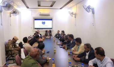 فريق التواصل بالمجلس الانتقالي يلتقي رئاسة جامعة شبوة