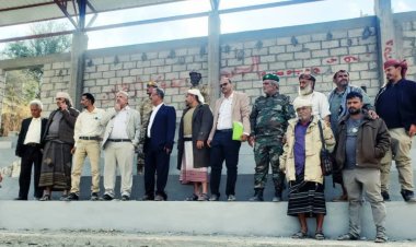 فريق التواصل يتفقد الأعمال المنجزة للمرحلة الأولى بملعب الفقيد سامي السليماني بمديرية رصد