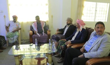 فريق التواصل للمجلس الانتقالي يلتقي الأمين العام للمجلس المحلي بمديرية حريضة