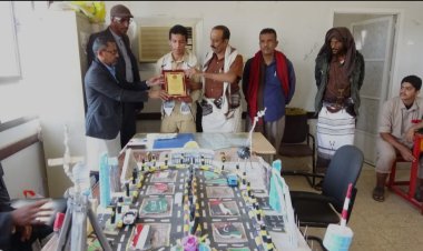 انتقالي شبوة يُكرم الطالب المخترع عبدالسلام الوالي