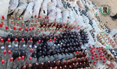 قوات الحزام الأمني تضبط شحنة خمور غرب العاصمة عدن