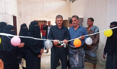 انتقالي أبين يفتتح مشروع الطبق الخيري لجمعية الأمل لرعاية المكفوفين بالمحافظة