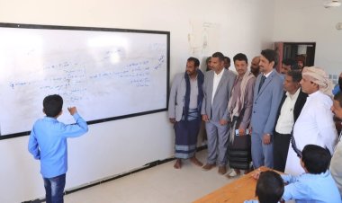 فريق التواصل بالمجلس الانتقالي يزور جمعية رعاية وتأهيل المعاقين بشبوة