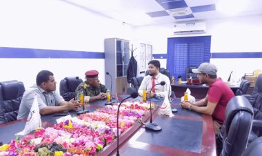 قائد لواء الريان يزور مركز جامعة حضرموت لطب الأسرة لتعزيز التعاون المشترك