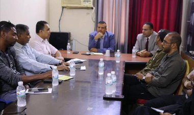 وكيل وزارة التعليم الفني والتدريب المهني يزور مكتب التعليم الفني والمعاهد التابعة له بالمكلا