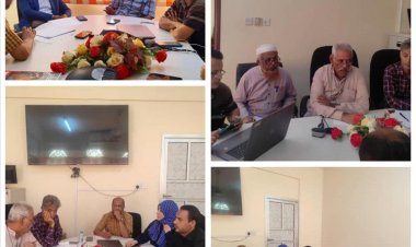 اجتماع اللجنة الفنية للايمس باللجان المركزية في وزارة التربية بعدن للمسح التربوي الشامل 2024-2025م