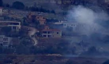 قوات الاحتلال تحرق منازل جنوبي لبنان