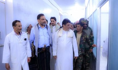 فريق التواصل بالمجلس الانتقالي يتفقد مستشفى عين ومركز شرطة المديرية