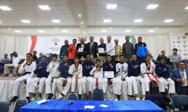 أمين عام حضرموت يشهد اختتام فعاليات النسخة السادسة لبطولة الفقيد ابراهيم الحبشي للتايكواندو بالمكلا