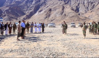 فريق التواصل بالمجلس الانتقالي يتفقد اللواء الرابع دفاع شبوة في بيحان