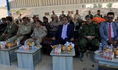 فريق التواصل بالانتقالي يشهد عرضاً عسكرياً للواء بارشيد بمناسبة تدشين المرحلة الأولى من العام التدريبي 2025