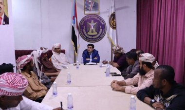 انتقالي المهرة يقف أمام الجوانب الأمنية والاقتصادية والخدمية.