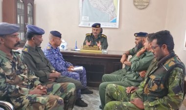 مدير أمن غيل باوزير يعقد اجتماعاً لمناقشة التقارير السنوية وخطط 2025