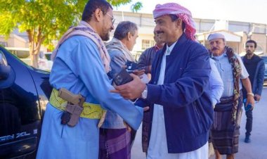 محافظ شبوة يصل إلى عتق قادما من الإمارات