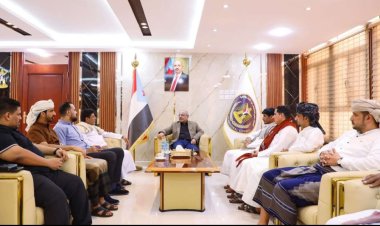 الكثيري يطّلع على أنشطة وبرامج اتحاد شباب الغد بمحافظة المهرة