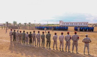 قائد لواء الريان بالمنطقة العسكرية الثانية يلتقي بمنتسبي اللواء والشرطة العسكرية وأفراد دورة الاستجداد