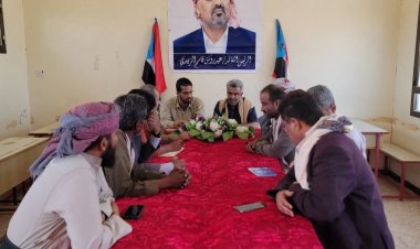 انتقالي شبوة ينفذ نزول ميداني لتقييم الأداء التنظيمي لتنفيذية انتقالي مرخة