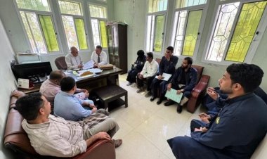 رئيس نيابة استئناف حضرموت يوجه بسرعة التصرف في القضايا قيد التحقيق