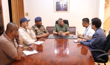 العميد المنهالي يلتقي فريق برنامج الأمم المتحدة الإنمائي ويؤكد أهمية الحاجة لبناء مركز خاص بالشرطة النسائية