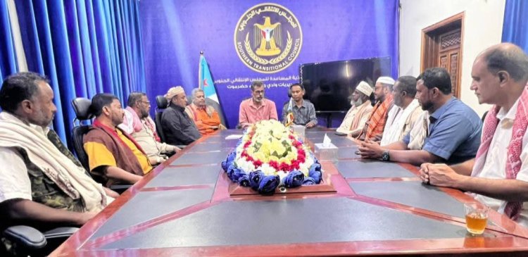 تنفيذية انتقالي وادي وصحراء حضرموت تلتقي إدارة نادي اللسك