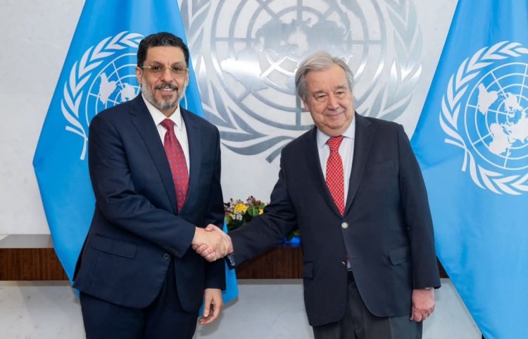 رئيس الوزراء يلتقي في نيويورك أمين عام الأمم المتحدة