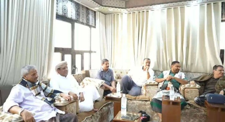 باكريت والجفري يلتقيان محافظ لحج اللواء أحمد تُركي