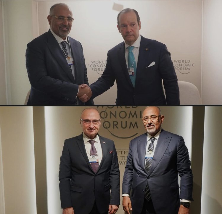 الرئيس الزُبيدي يلتقي وزيري خارجيتي كرواتيا وبنما