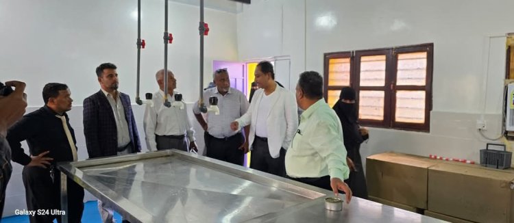 باعوم وقيادة وزارة الثروة السمكية يتفقدون مشاريع الاصطياد في فقم ورأس عمران ومركز الضربة