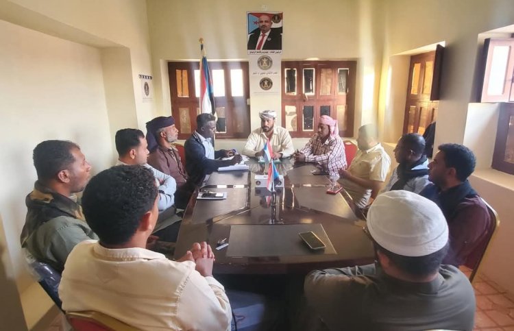 تنفيذية انتقالي الشحر تعقد اجتماعها الدوري لشهر يناير وتندد بانهيار الخدمات