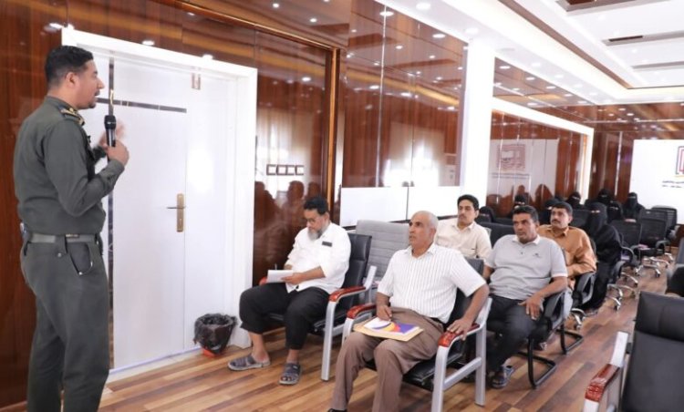 شركة النفط اليمنية بساحل حضرموت تنظم محاضرة توعوية حول “الابتزاز الإلكتروني وأمن المعلومات”