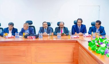 رئيس تنفيذية انتقالي شبوة يشارك في الاجتماع المشترك للسلطة المحلية والمكتب التنفيذي بالمحافظة بحضور وزير النفط ومحافظ شبوة