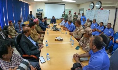 البحسني يزور شركة بترومسيلة ويطلع على عملية التشغيل المبدئي لوحدة تكرير زيت الوقود الثقيل بمواصفات عالية