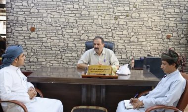 قيادة انتقالي المهرة تزور مكتب التربية وتبحث تعزيز التعاون التعليمي .