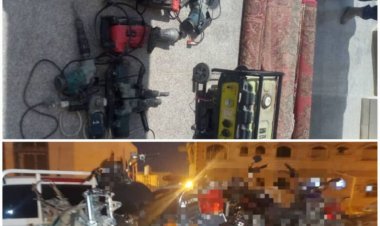 الأجهزة الأمنية بمديرية غيل باوزير تضبط متهمين في قضيتي سرقة ونصب واحتيال