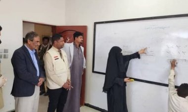 أمين محلي شبوة يتفقد مستوى الخدمات في جمعية رعاية المعاقين بالمحافظة