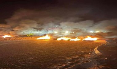 غصب شعبي بلحج اثر خروج الكهرباء عن الخدمة.