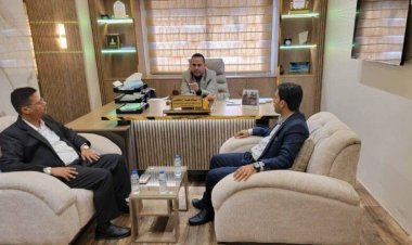 الدكتور سالم باجابر يلتقي إدراة مركز مداد حضرموت للأبحاث والدراسات الاستراتيجية