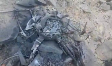 قوات العمالقة الجنوبية تسقط طائرة حوثية مسيّرة في سماء بيحان