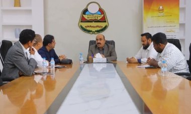 اجتماع  يناقش مقترحات لتنفيذ تجارب  نموذجية للعملية التعليمية على مستوى المحافظة مع مؤسسة حضرموت تنمية بشرية