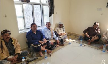 رئيس تنفيذية انتقالي شبوة يؤدي واجب العزاء لأسرة الفقيد ناصر أحمد الشيبة البابكري لسودي